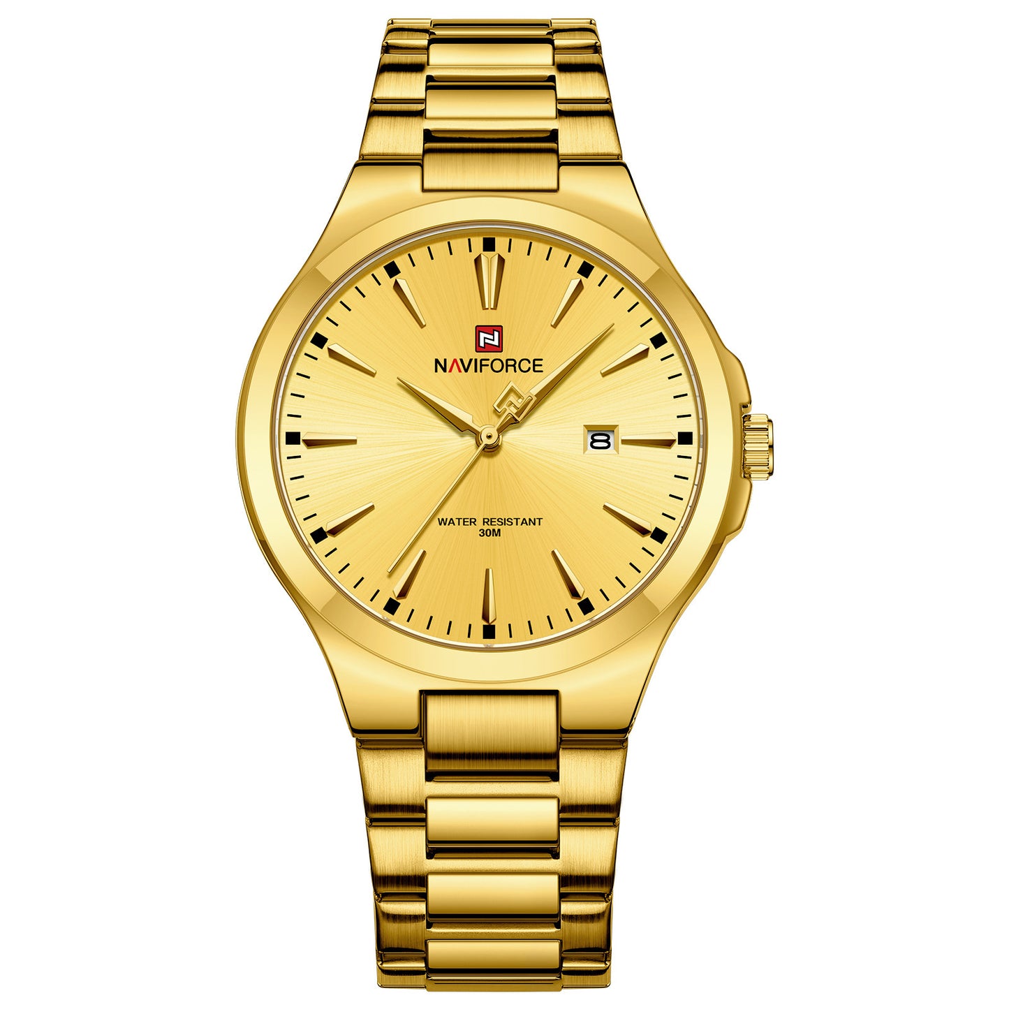 Classic Waterproof Business Watch - Genuine Leather & Stainless Steel