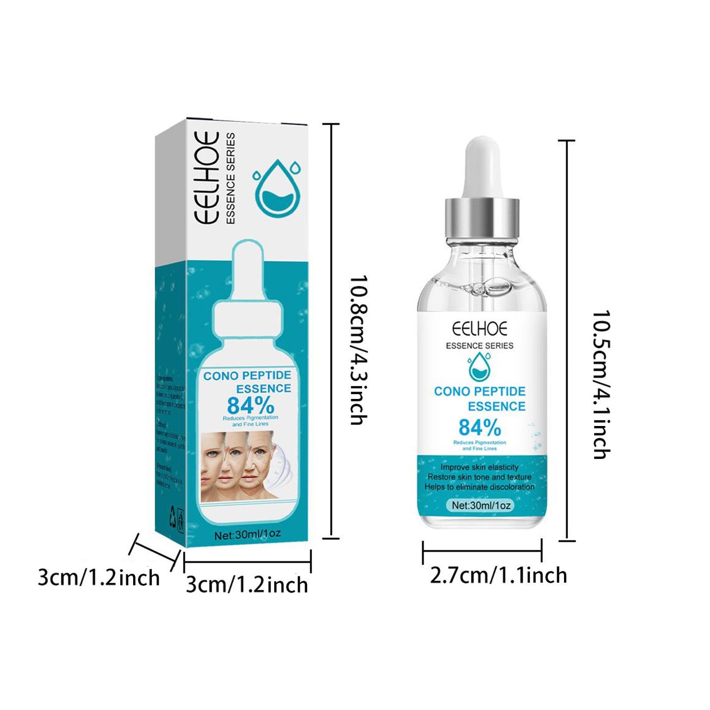 EELHOE Aquatic Peptide Anti-Wrinkle Serum - Eye & Mouth Fine Line Treatment