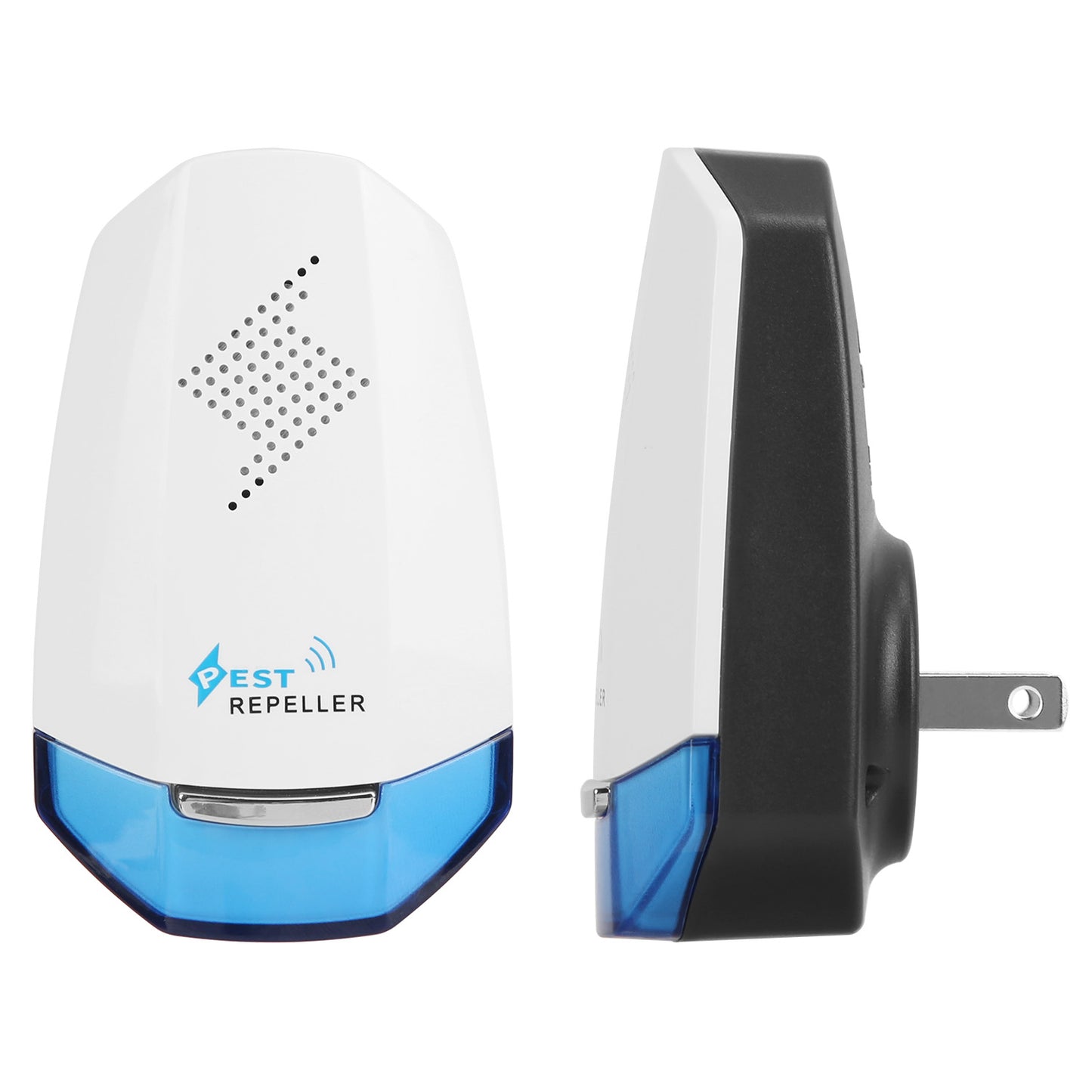 2 Pack Ultrasonic Pest Repeller With Night Light Plug In Pest Mice Repellent Indoor Roach Bed Bug Mouse Rodent Mosquito Killer For Bedroom Garage Warehouse Office