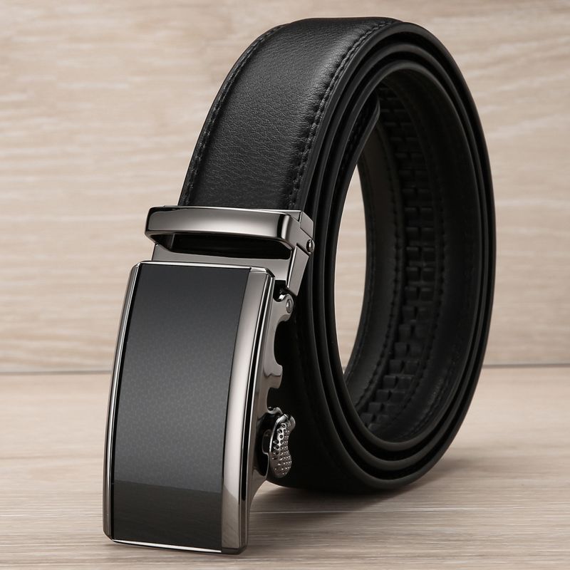 Men's Stylish Business Leather Belt - Versatile & Trendy Professional Style