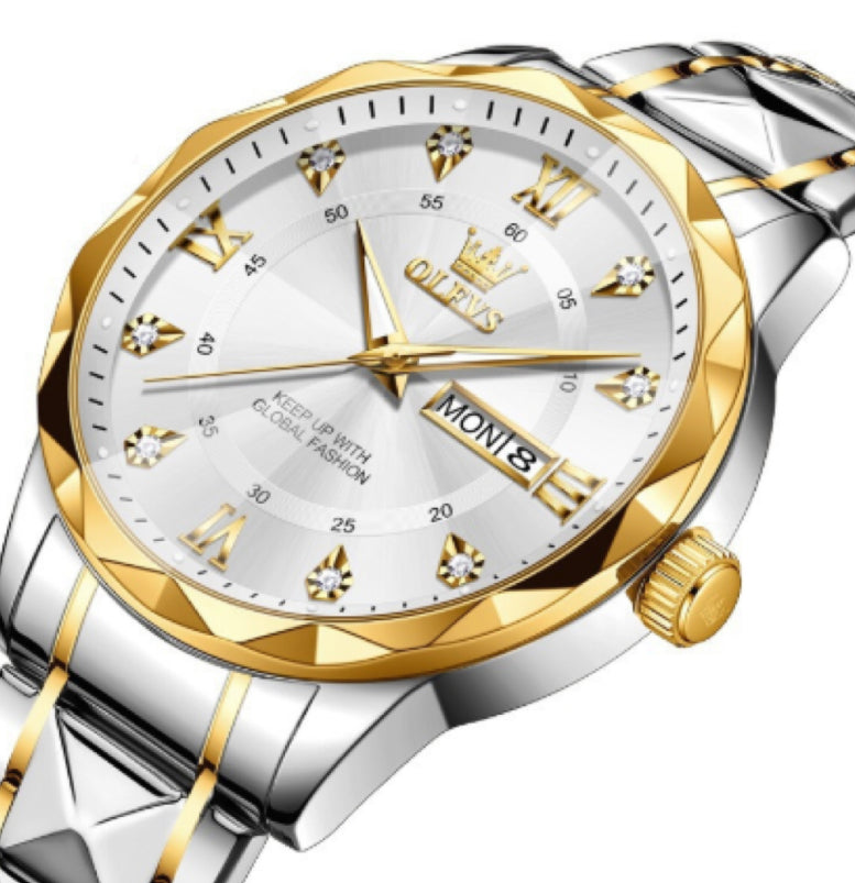 OLEVS brand 2025 waterproof watch with luminous dial for men
