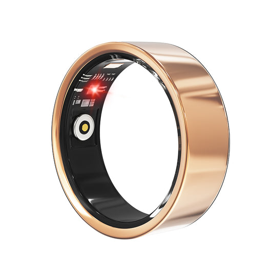 Smart Ring Health Tracker - Fitness Sleep Heart Rate Blood Oxygen Tracker Smart Ring For Men And Women,IP68 Waterproof Level Bluetooth Fitness Tracker Rings Family Care