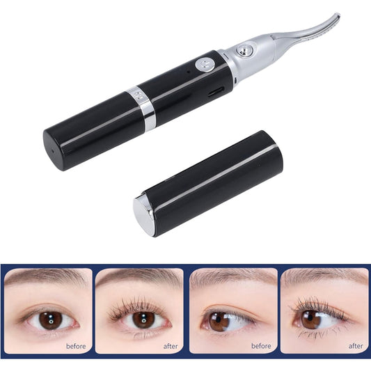 2in1 Electric Eyelash Curling And Curling Device,Electric Heated Eyelash Curler, Eyebrow Trimmer , Portable Makeup Tool For Women