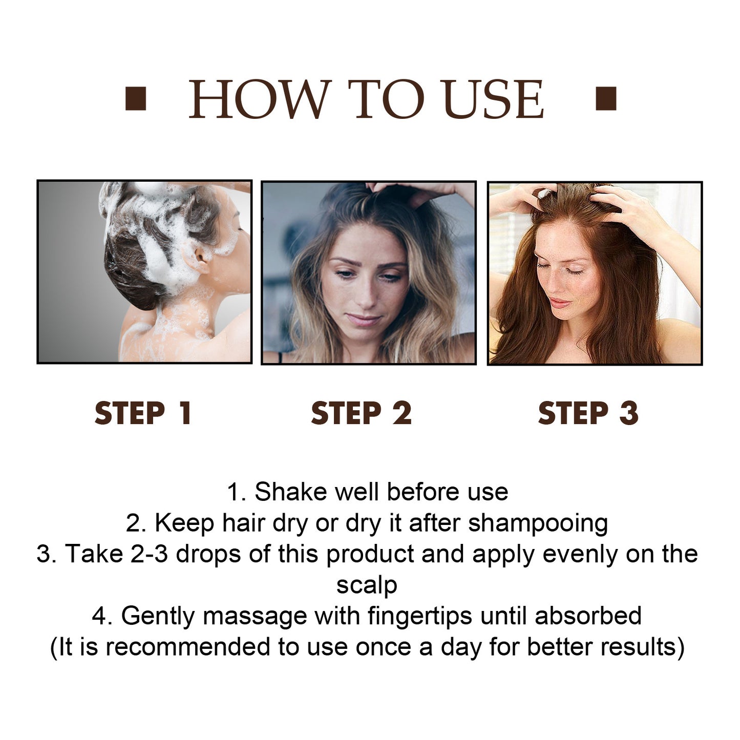 EELHOE Intense Hair Serum Moisturizing Hair Repair Hair Root Thickening Hairline Strengthening Hair Treatment