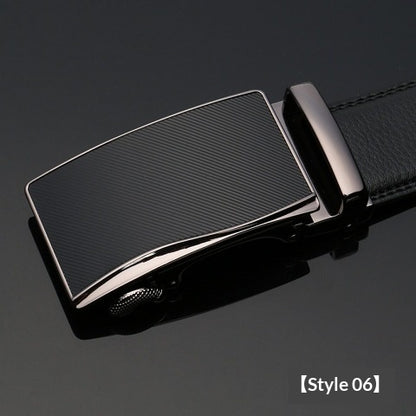 Men's Stylish Business Leather Belt - Versatile & Trendy Professional Style