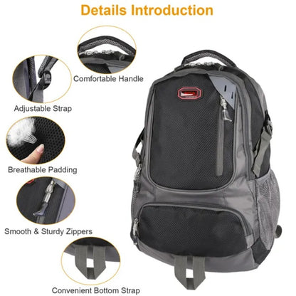Neutral School Backpack, Casual Travel Shoulder Bag