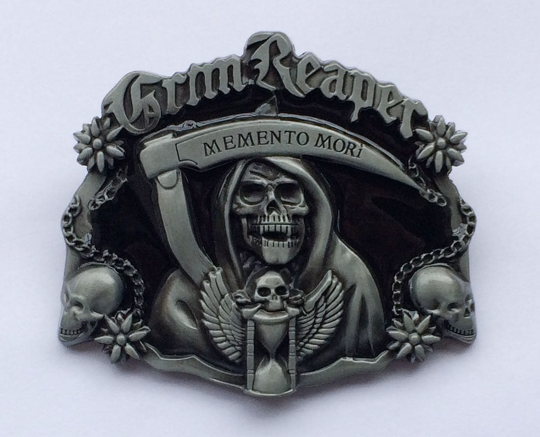 Red Ghost Head Series Belt Buckle