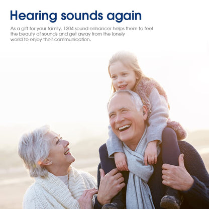 "Lightweight hearing aid for daily use showing compact design"