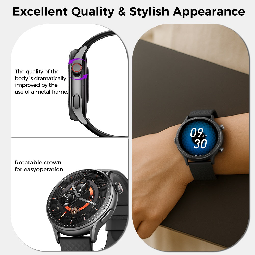 New 1.55-inch Disc Smart Watch Health Tracker Health Manager