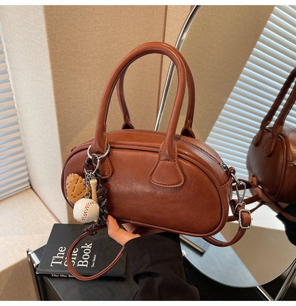 Vintage Korean-style Premium Womens Tote And Crossbody Bag