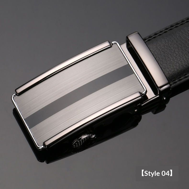 Men's Stylish Business Leather Belt - Versatile & Trendy Professional Style