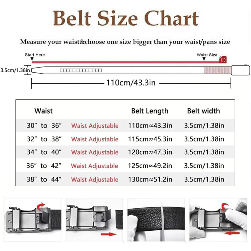 Premium Tactical Ratchet Belt - Military-Grade Automatic Buckle