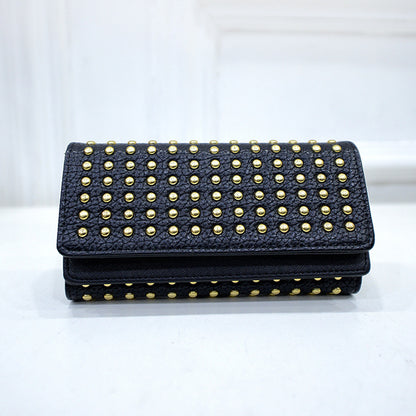Women's Long Tri-fold Wallet Large-capacity Handbag
