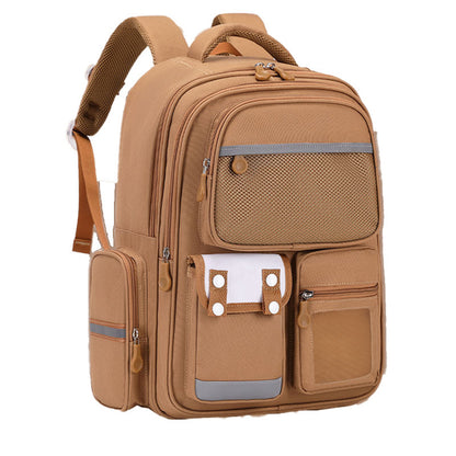 Cartoon Water Dolphin Kapibala Elementary School Backpack