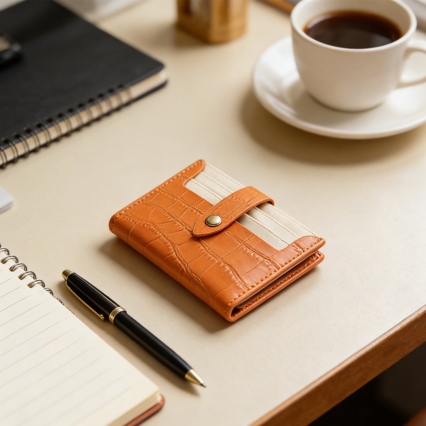 Simple Card Holder-Orange 6670