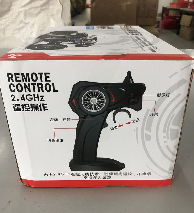 "High-speed RC buggy with 4-wheel drive and durable crash-proof design"