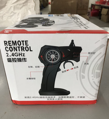 "High-speed RC buggy with 4-wheel drive and durable crash-proof design"