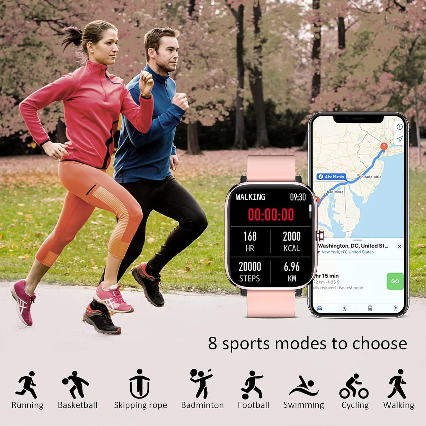 New Smartwatches Now On Sale, Featuring Message Alerts, Call Answering, Health Monitoring, Activity Tracking, Notification Reminders, And Fitness Functions.