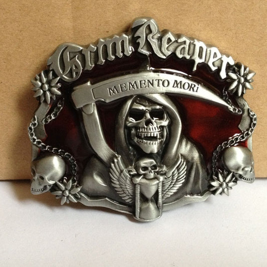 Red Ghost Head Series Belt Buckle