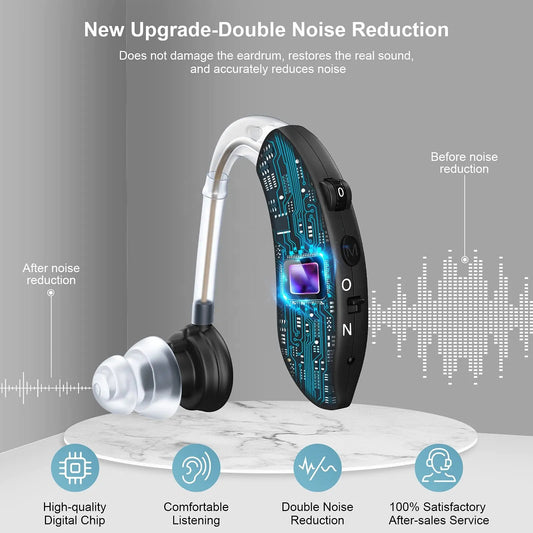 Behind-the-ear Aid Elderly Loudspeaker Noise Reduction