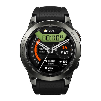 Waterproof GPS smart watch for running cycling and sports activity tracking
