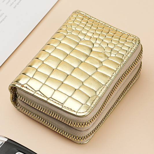 Large Capacity Card Sleeve Zipper Coin Purse For Women