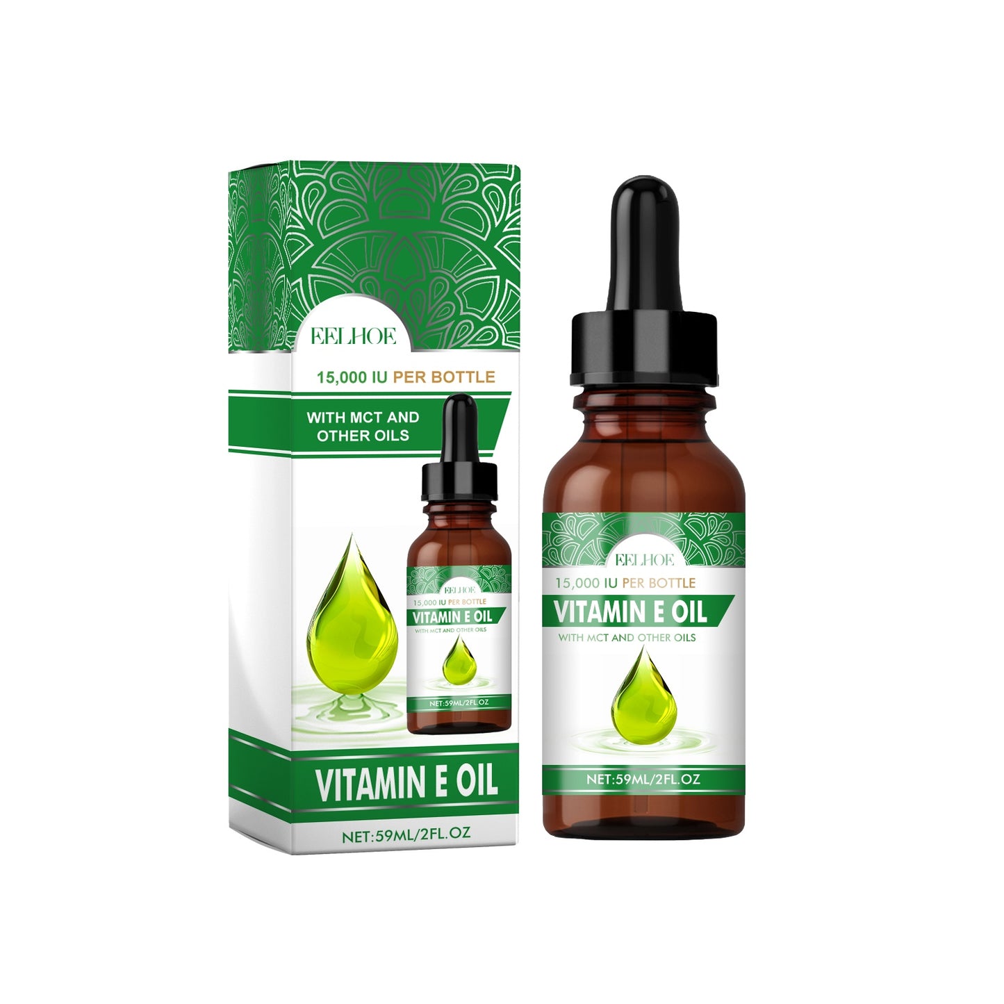 EELHOE Vitamin E Multi-Active Oil - Hair, Skin & Scalp Repair Treatment